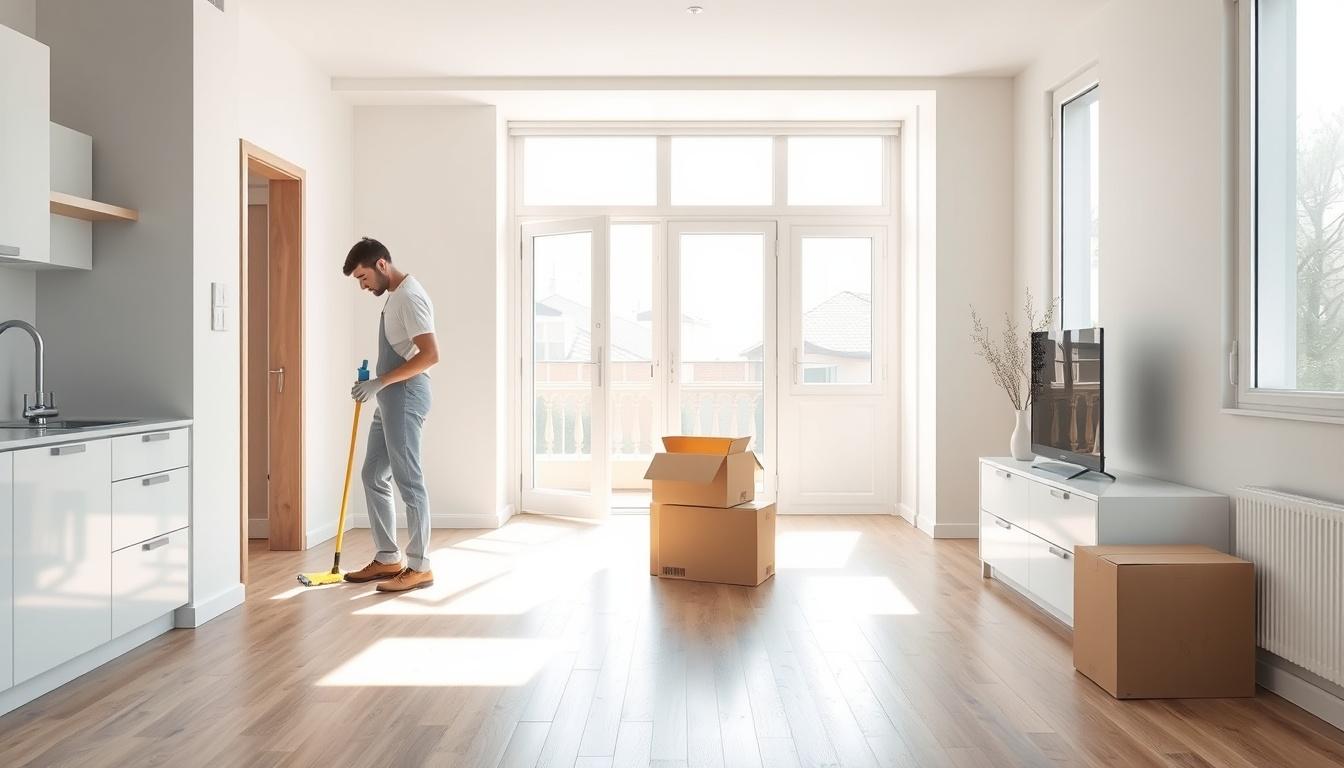 Cleaning for move-in and move-out days